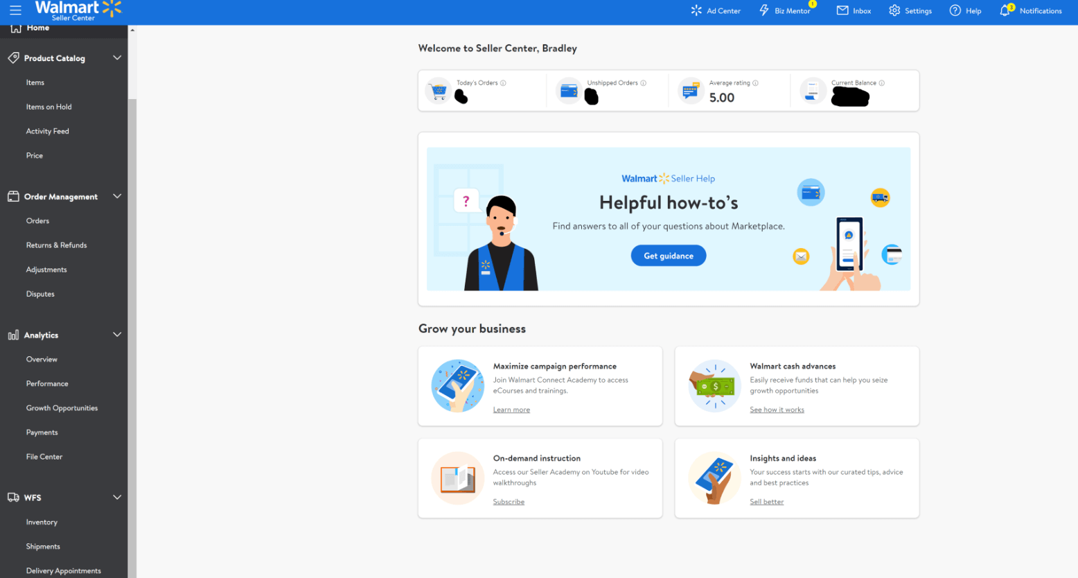 Guide to Walmart Seller Center 2026 – Create an account
