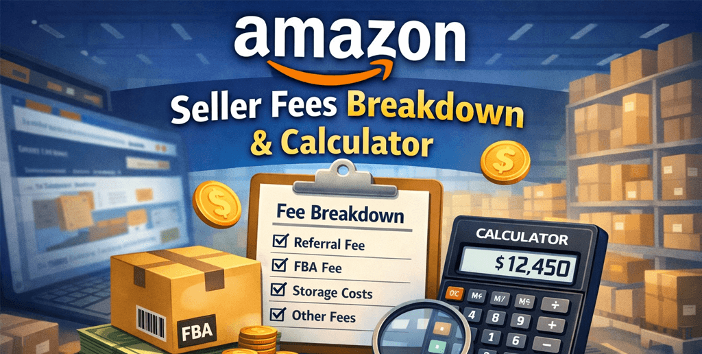 Amazon seller fees breakdown and calculator