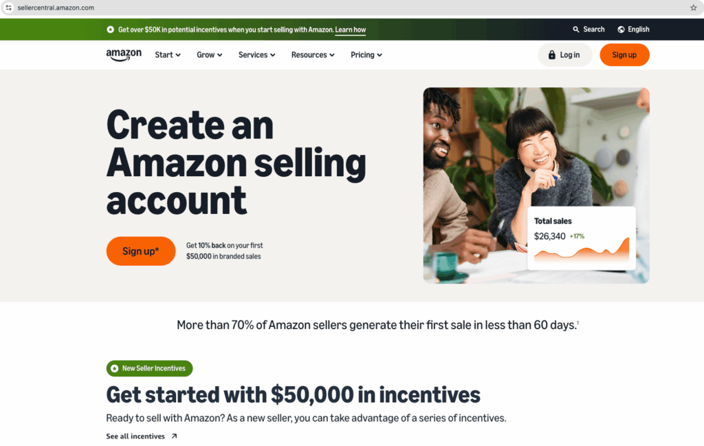 Create Your Amazon Seller Central Account