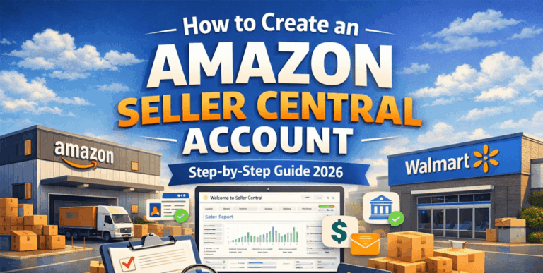 How to create an Amazon seller central account