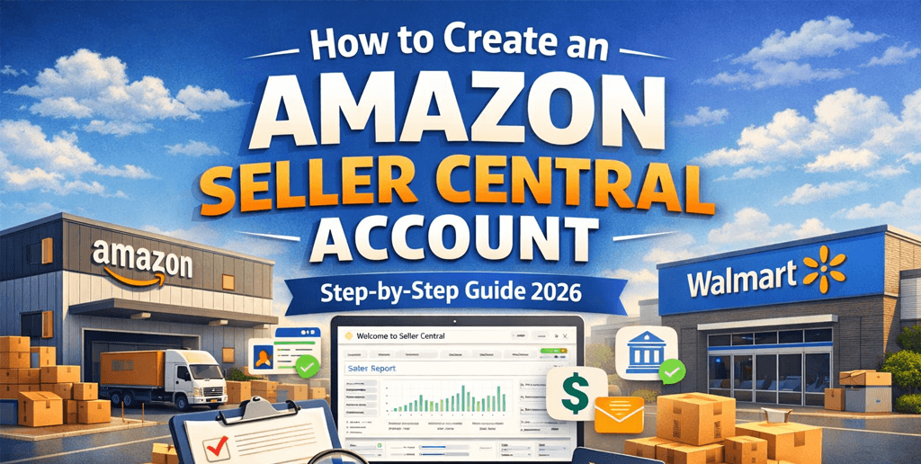 How to create an Amazon seller central account