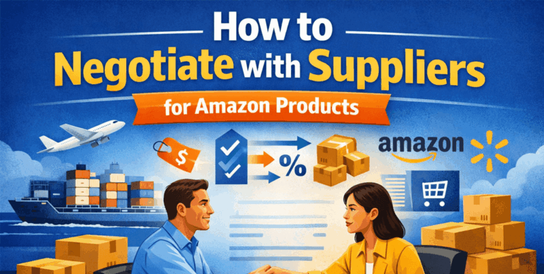 How to negotiate with suppliers for Amazon products