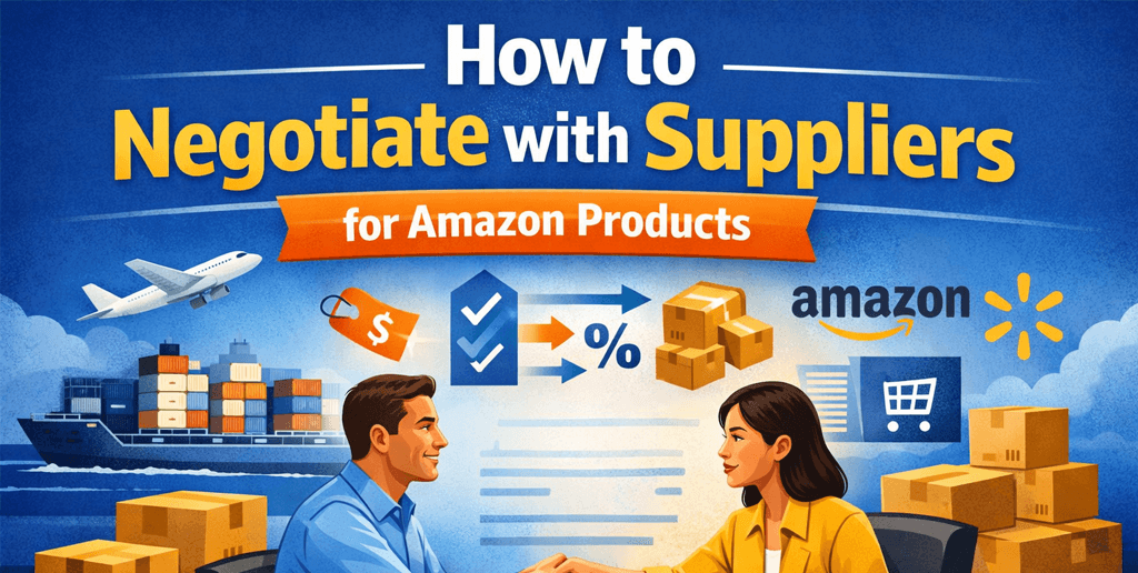 How to negotiate with suppliers for Amazon products