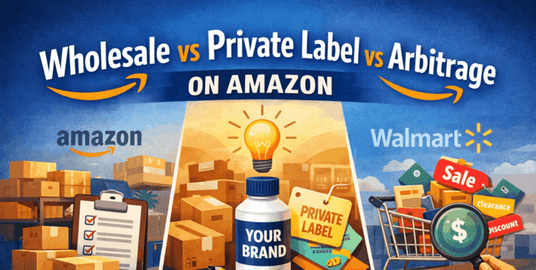 Wholesale vs private label vs arbitrage on Amazon