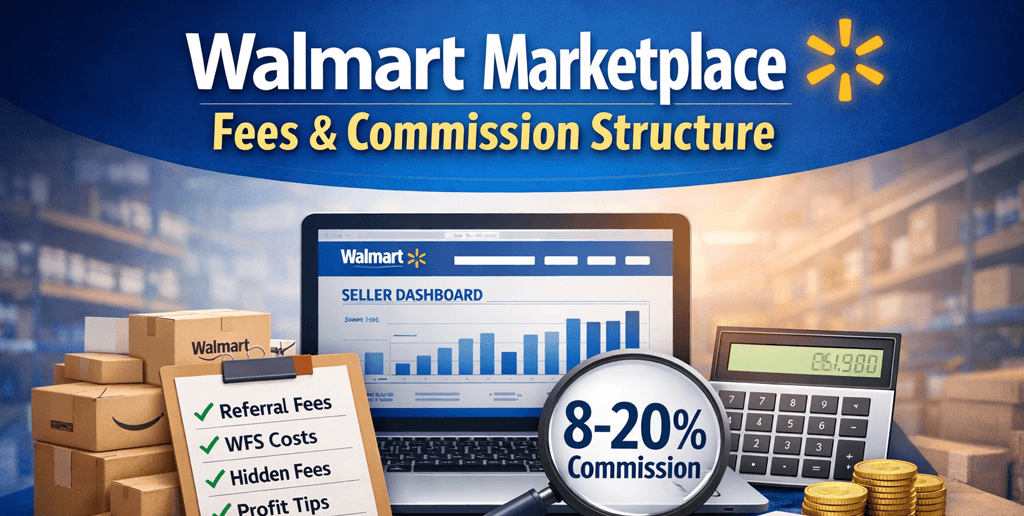 Walmart marketplace fees and commission structure