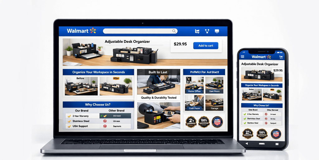 Walmart rich media and enhanced content