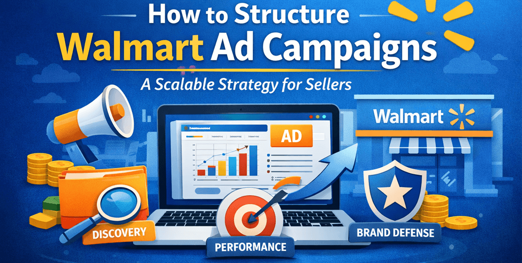 How to structure Walmart ad campaigns